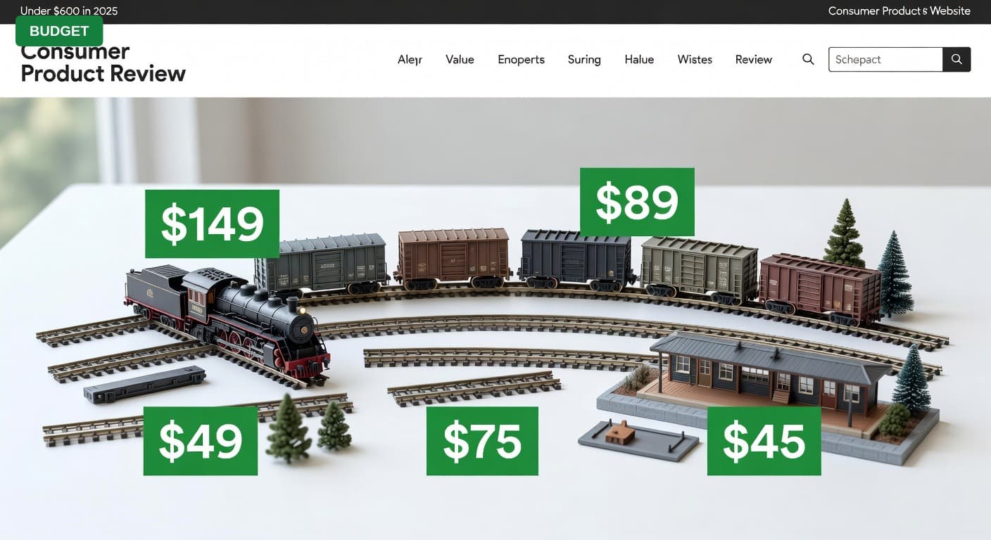Model Train Layout Under $600 (2025)