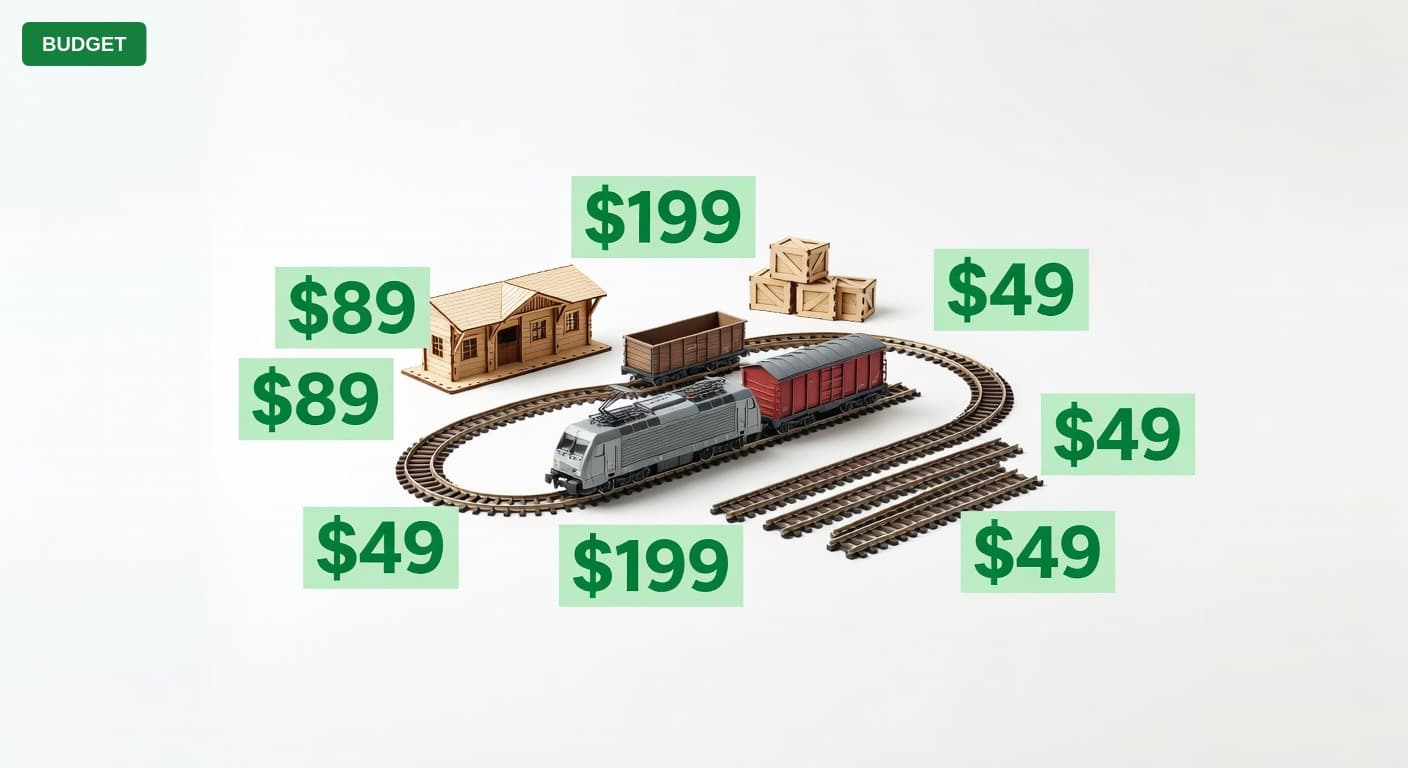 Model Train Layout Under $900 (2025)