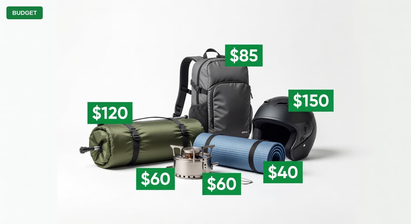 Motorcycle Camping Setup for Under $700 (2025)