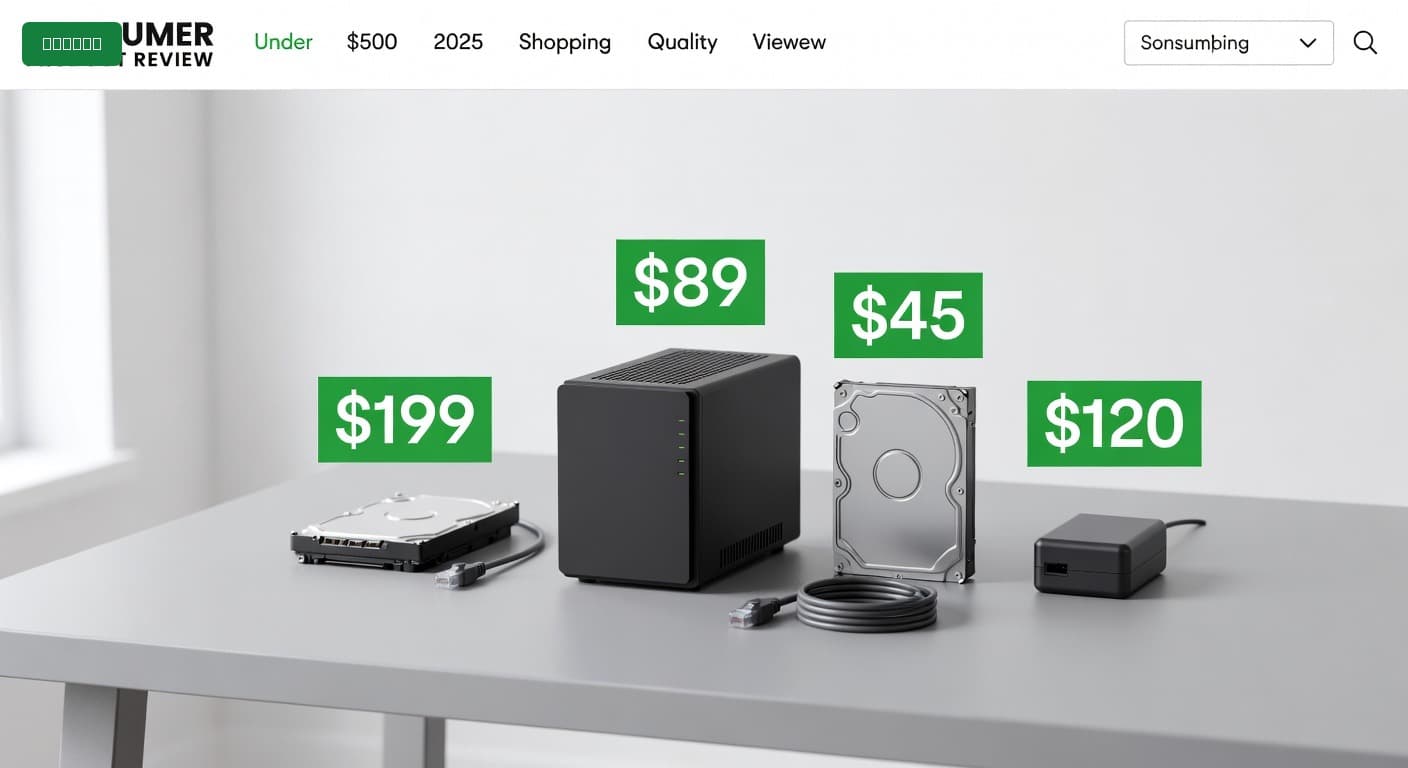 NAS Storage Setup for Under $500 (2025)