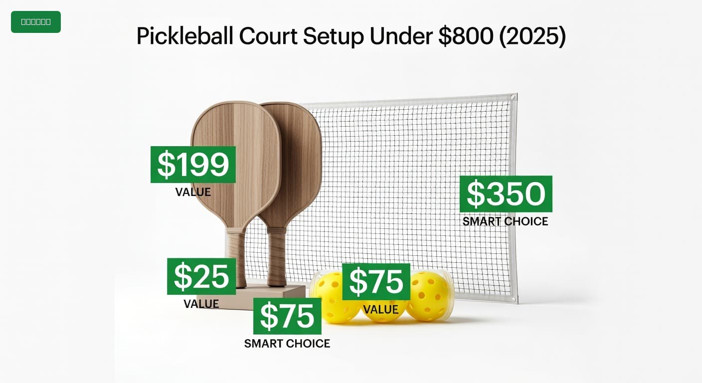 Pickleball Court Setup Under $800 (2025)