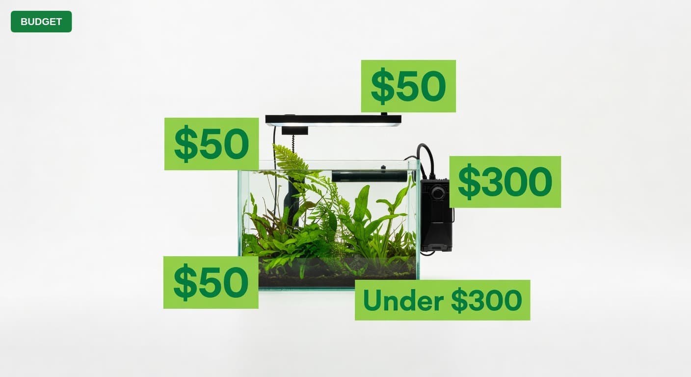 Planted Aquarium Under $300 (2025)