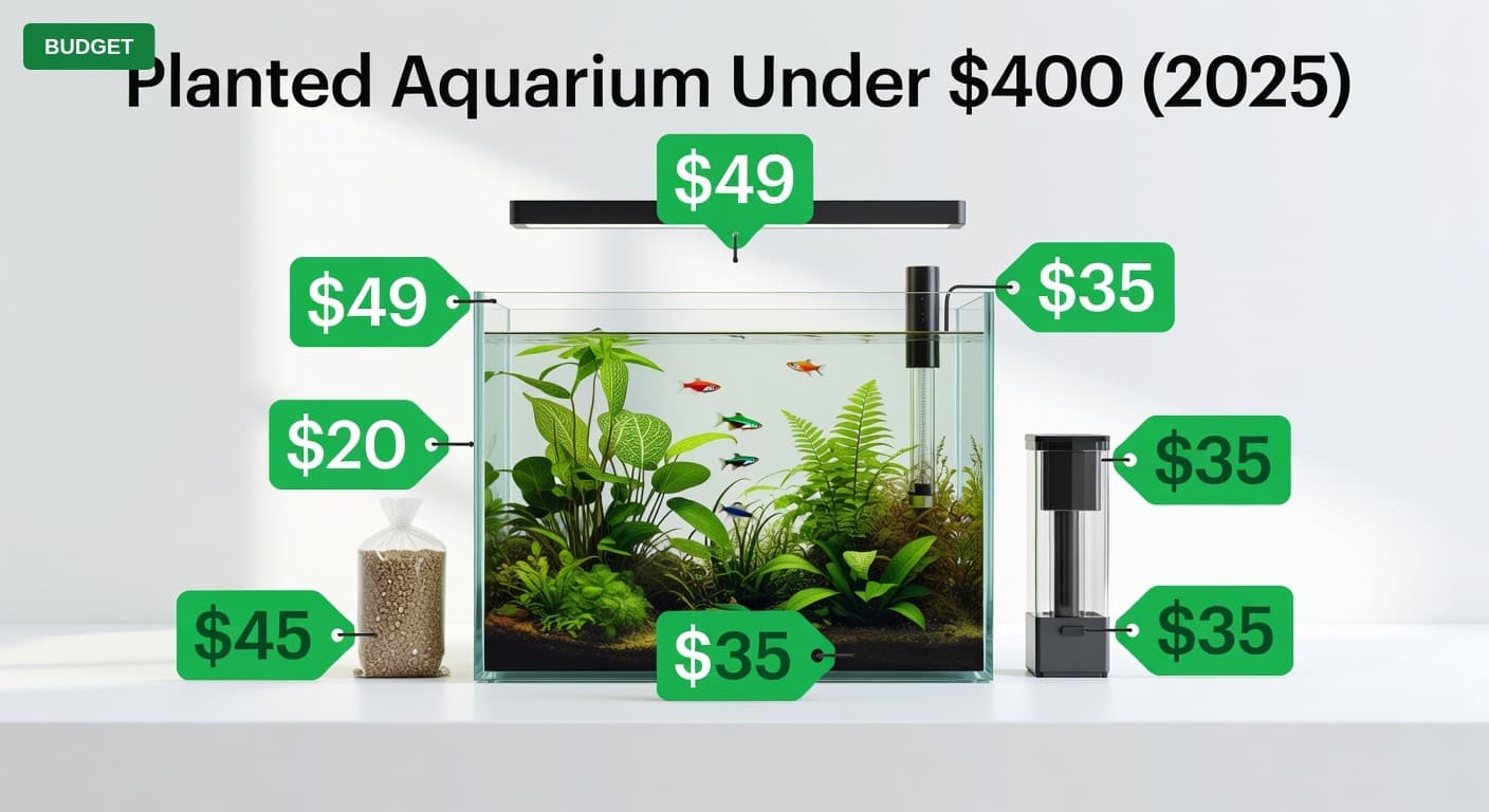 Planted Aquarium Under $400 (2025)