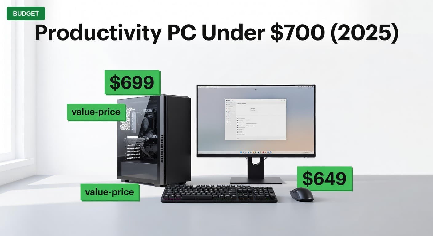 Productivity PC Under $700 (2025)