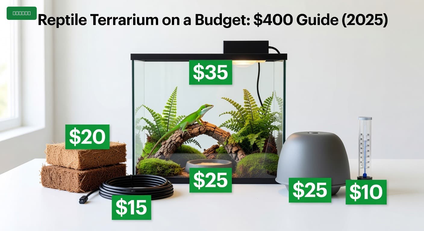 Reptile Terrarium on a Budget: $400 Guide (2025)