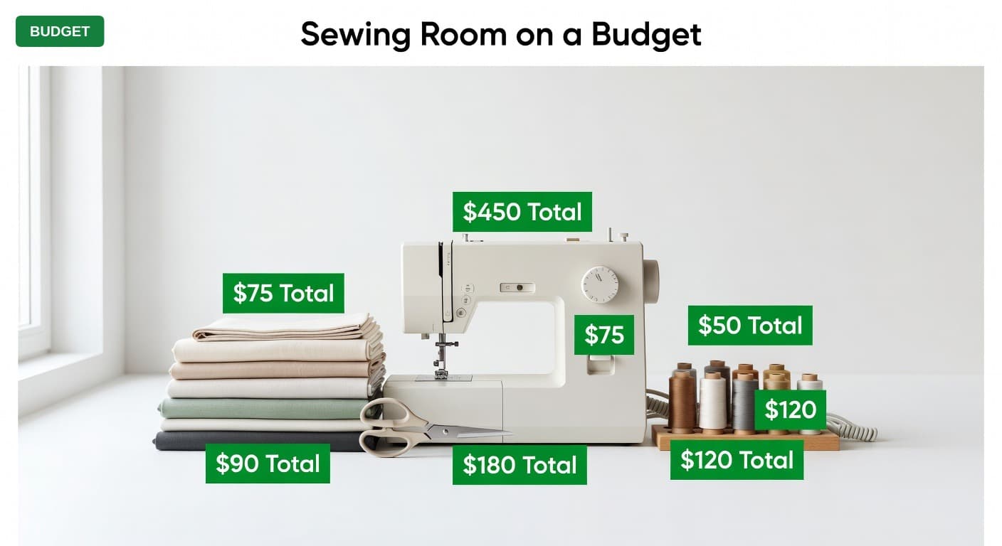 Sewing Room on a Budget: $450 Guide (2025)