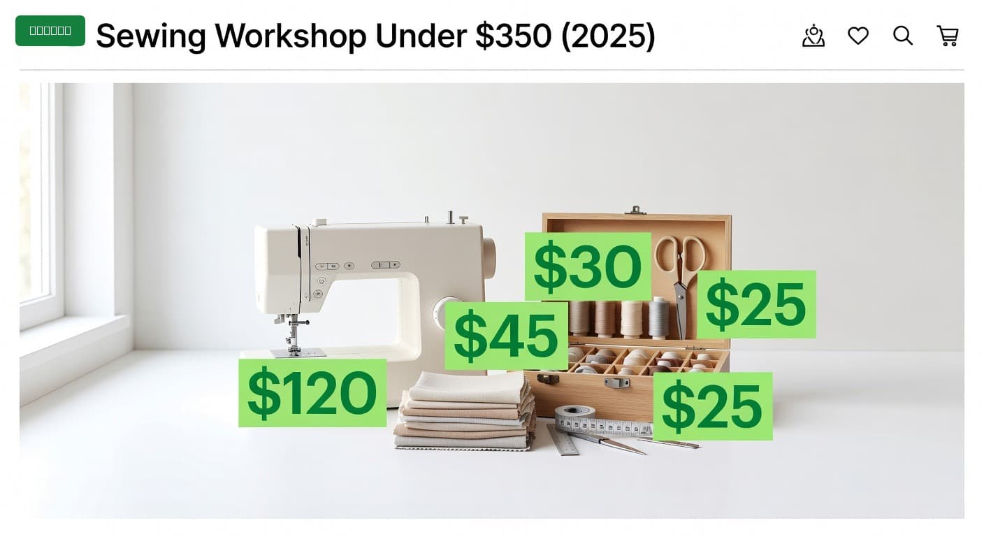 Sewing Workshop Under $350 (2025)