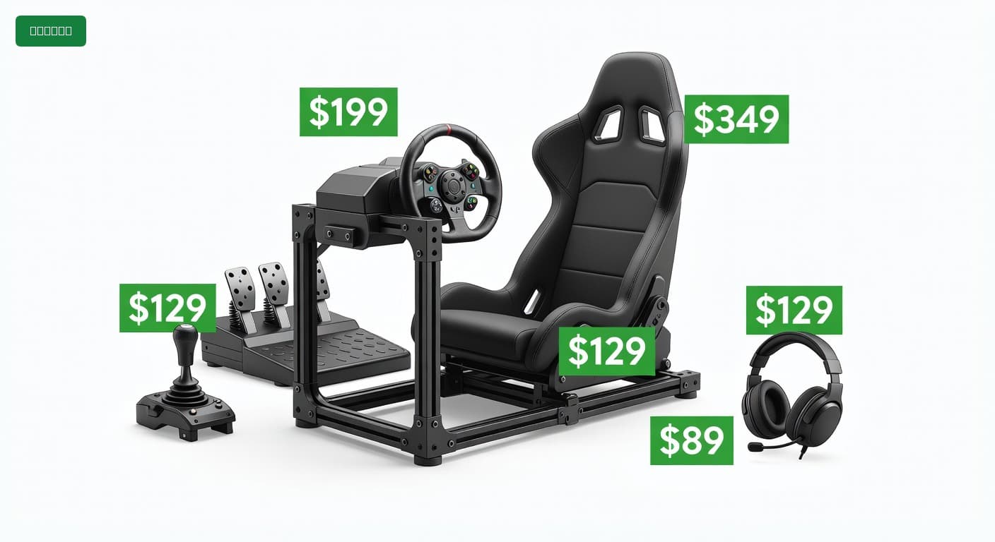 Sim Racing Cockpit Under $1000 (2025)