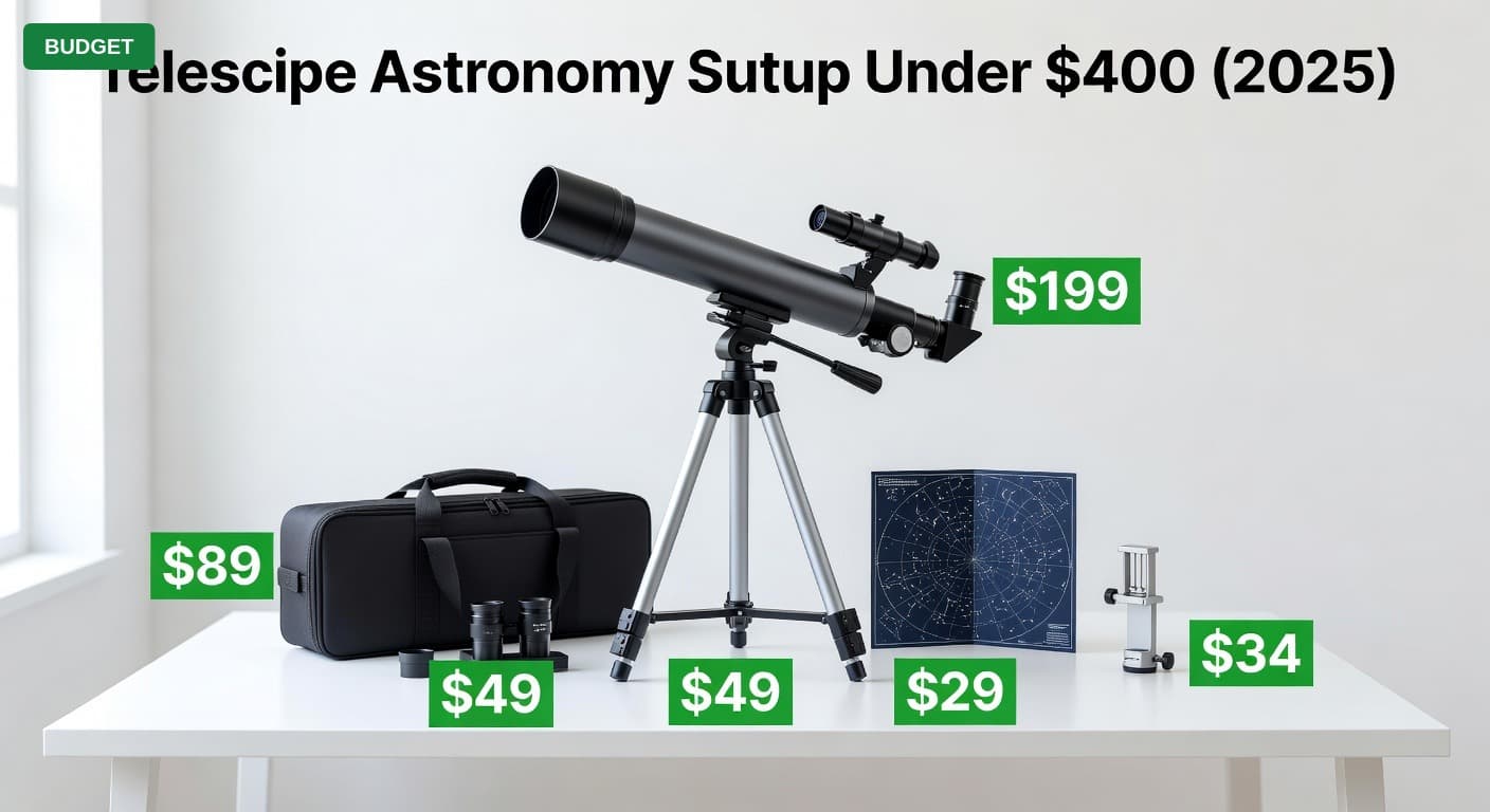 Telescope Astronomy Setup Under $400 (2025)