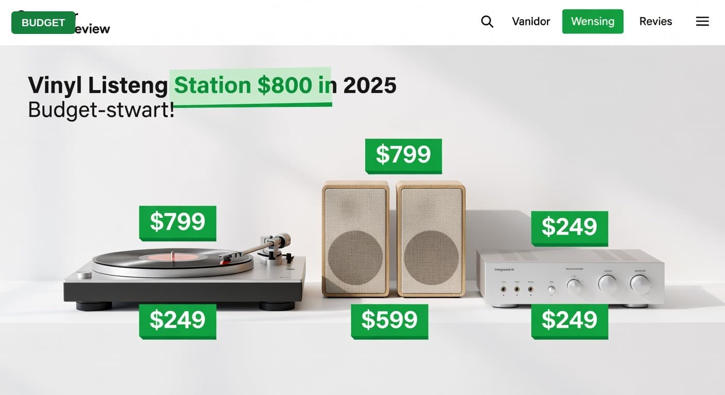 Vinyl Listening Station Under $800 (2025)