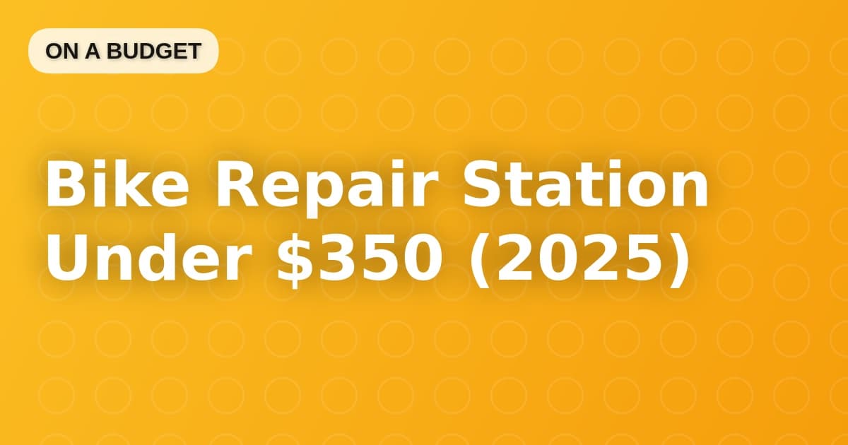 Bike Repair Station Under $350 (2025)