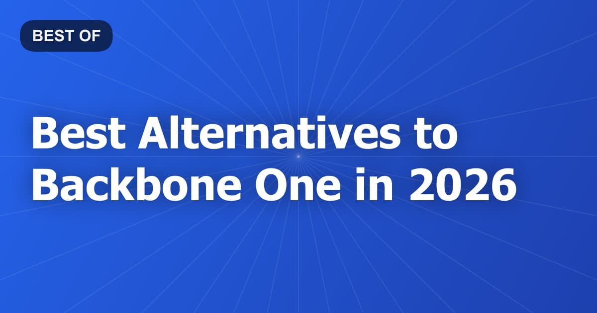 Best Alternatives to Backbone One in 2026