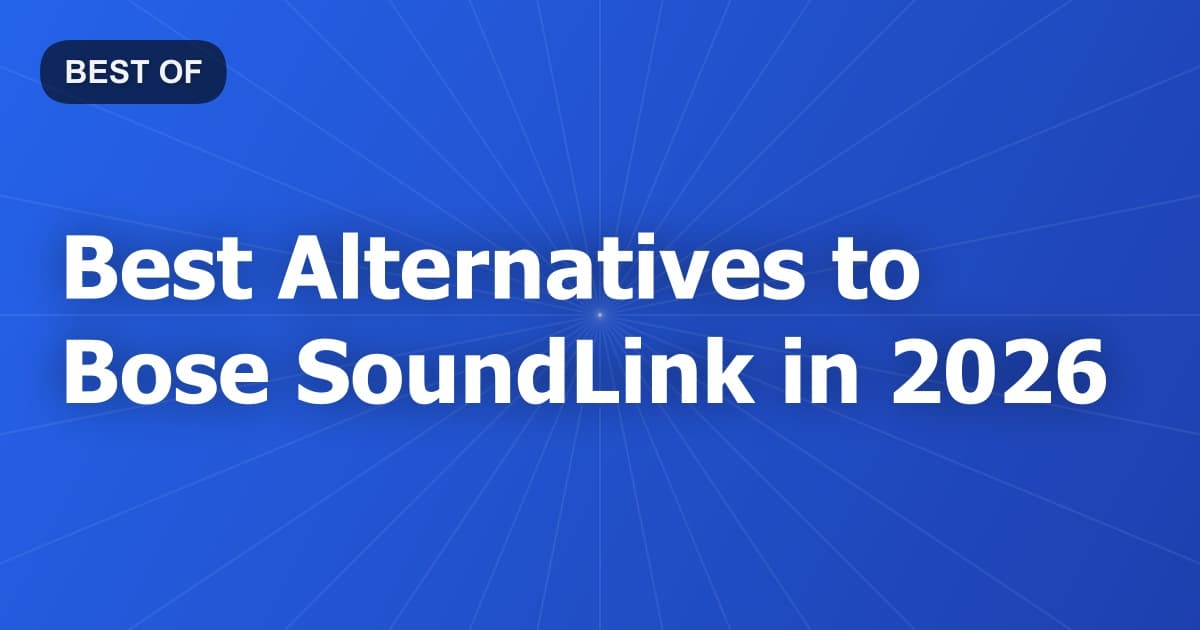 Best Alternatives to Bose SoundLink in 2026