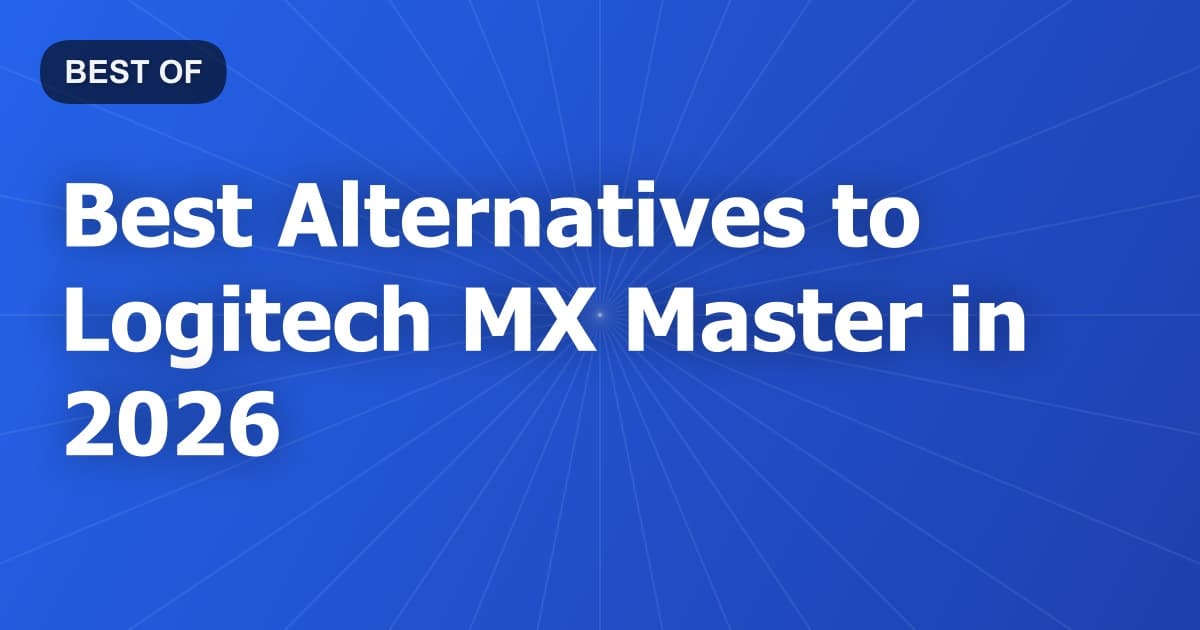 Best Alternatives to Logitech MX Master in 2026