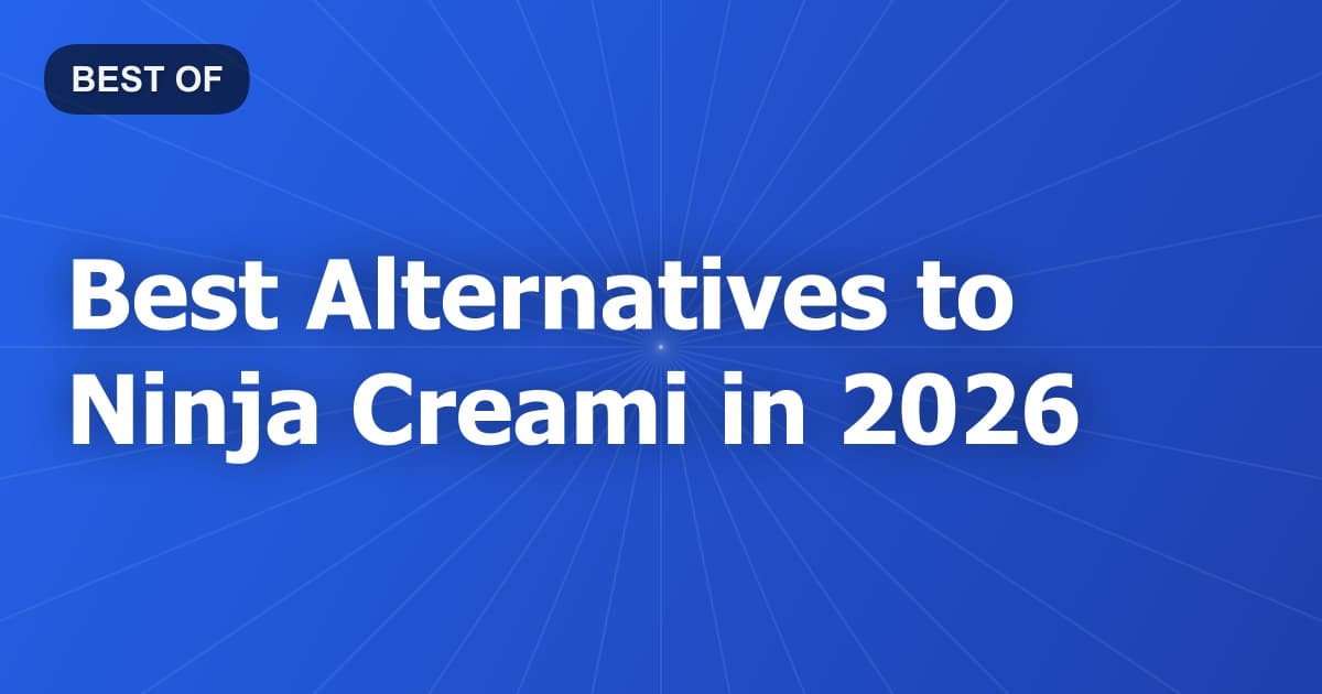 Best Alternatives to Ninja Creami in 2026