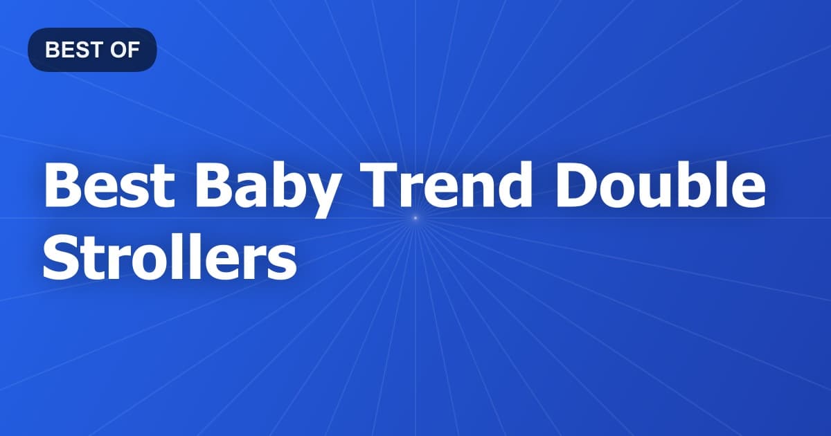 Best Baby Trend Double Strollers