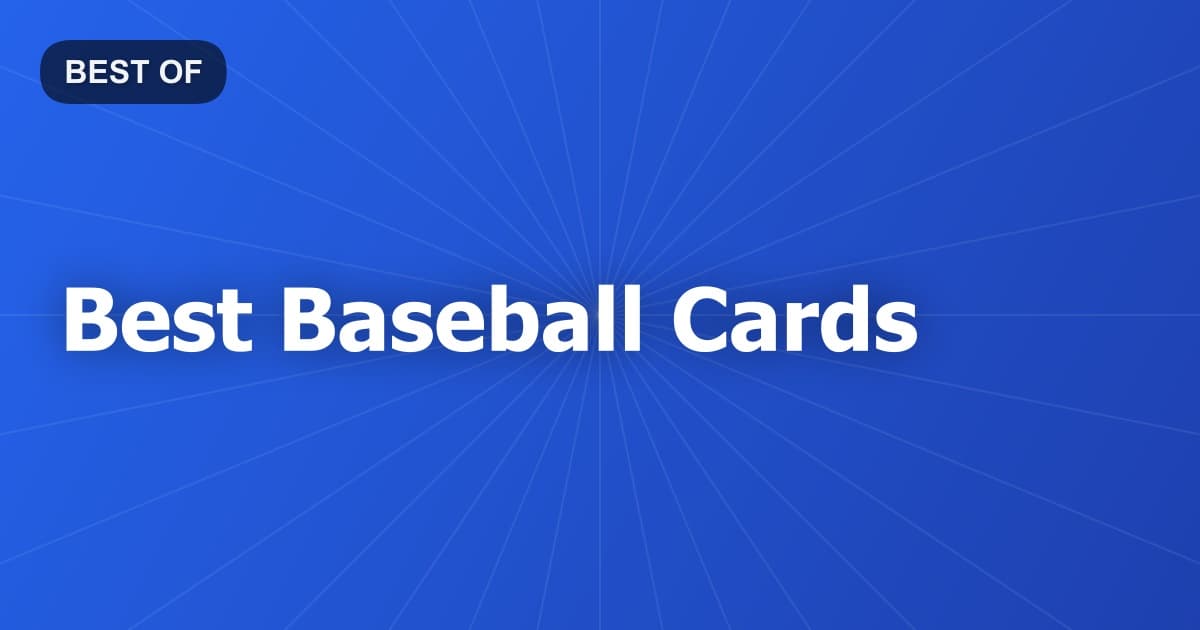 Best Baseball Cards