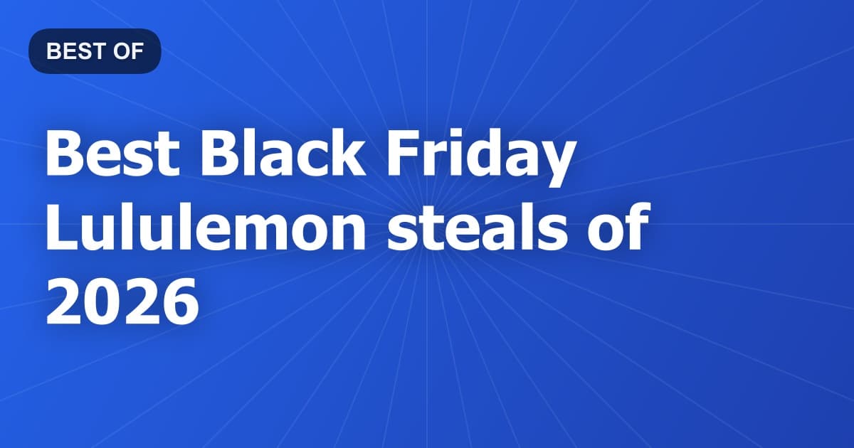 Best Black Friday Lululemon steals of 2026
