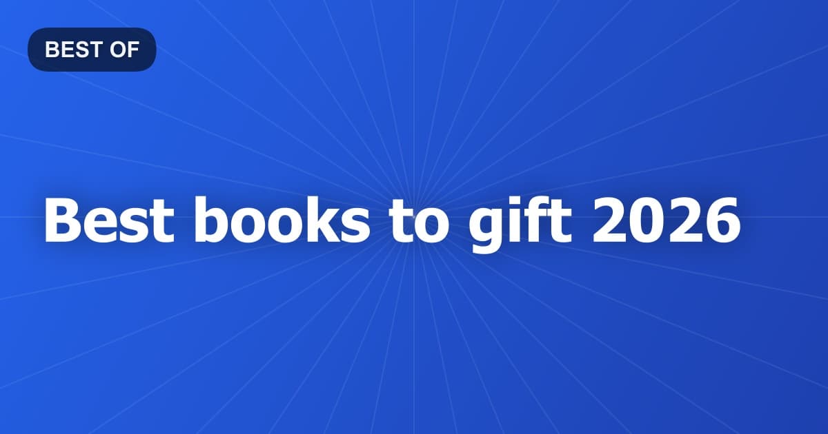 Best books to gift 2026