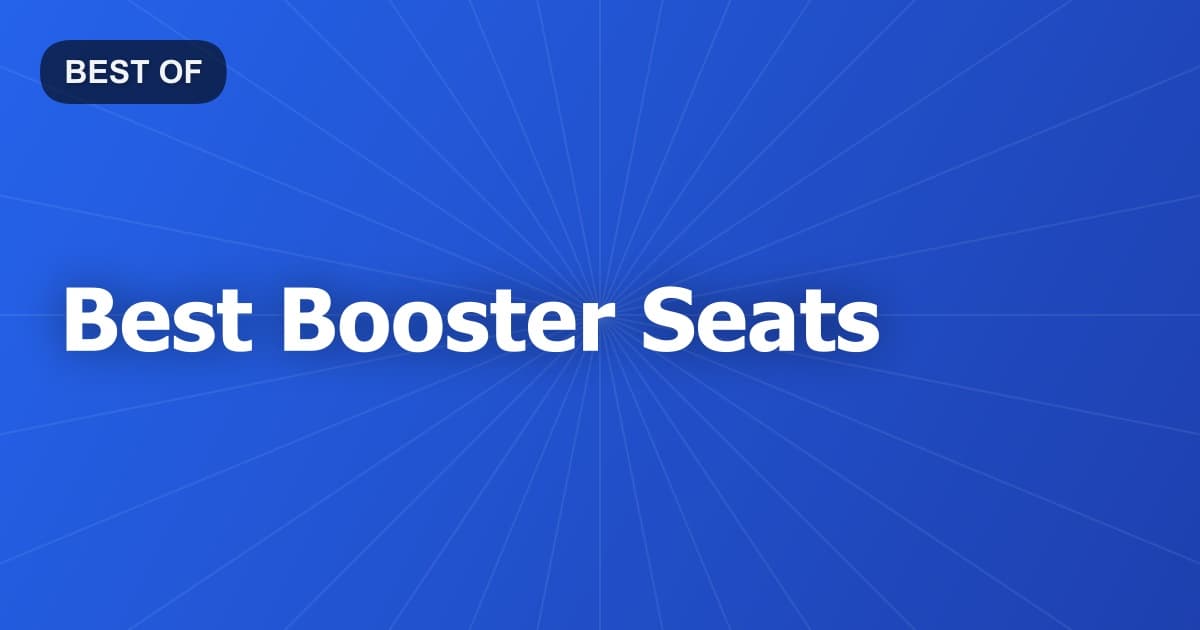Best Booster Seats