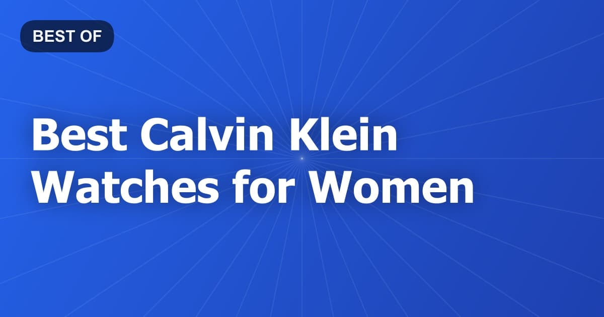 Best Calvin Klein Watches for Women