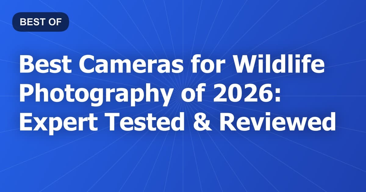 Best Cameras for Wildlife Photography of 2026: Expert Tested & Reviewed
