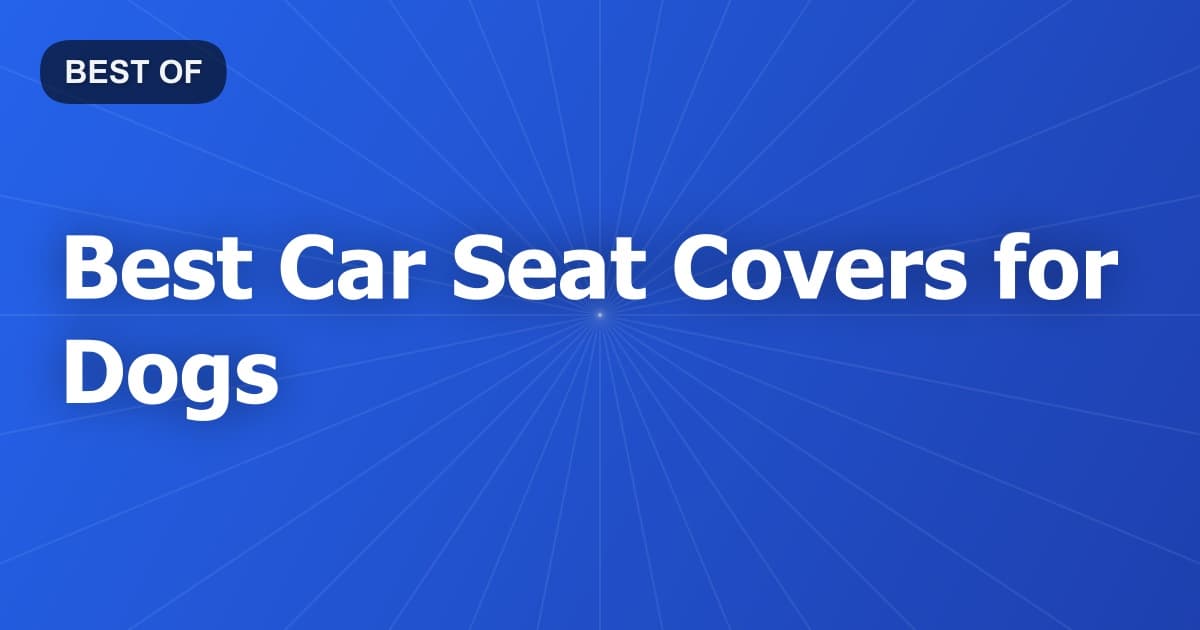 Best Car Seat Covers for Dogs
