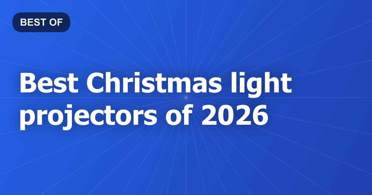 Best Christmas light projectors of 2026