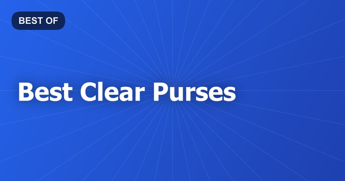 Best Clear Purses