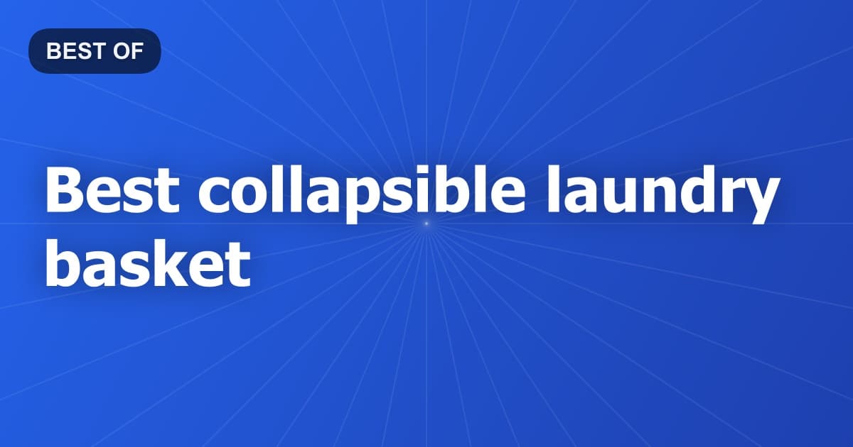 Best collapsible laundry basket