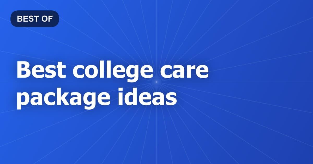 Best college care package ideas