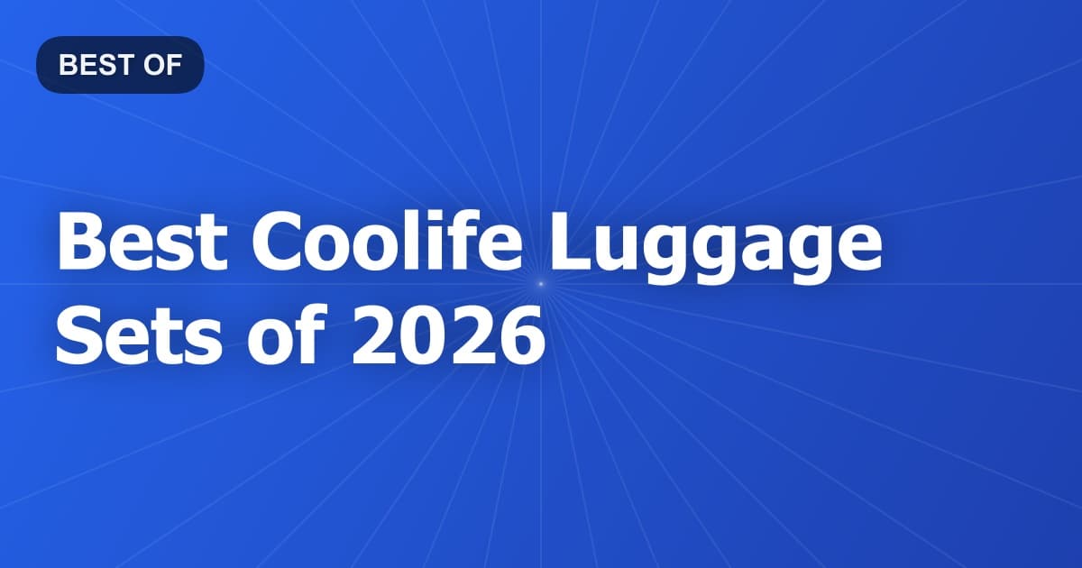 Best Coolife Luggage Sets of 2026