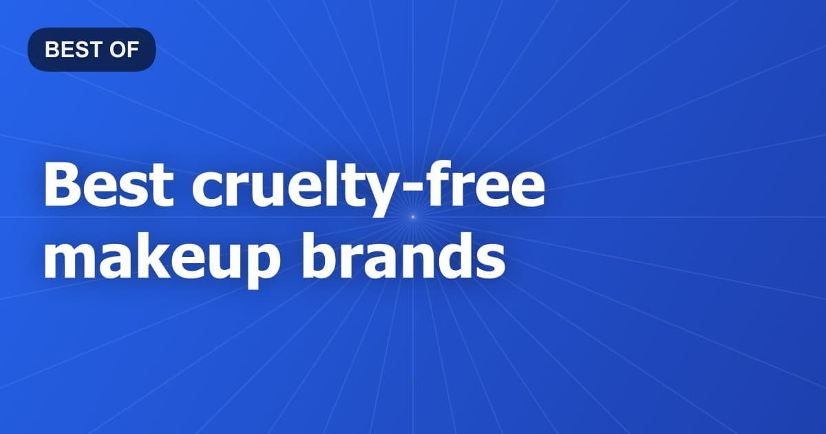 Best cruelty-free makeup brands