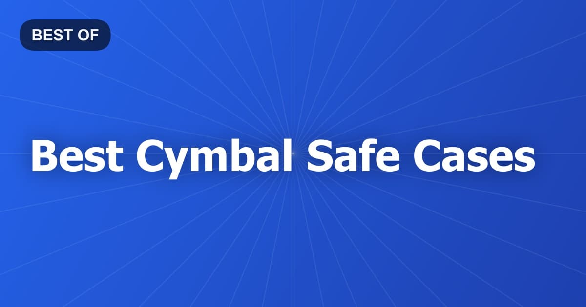 Best Cymbal Safe Cases