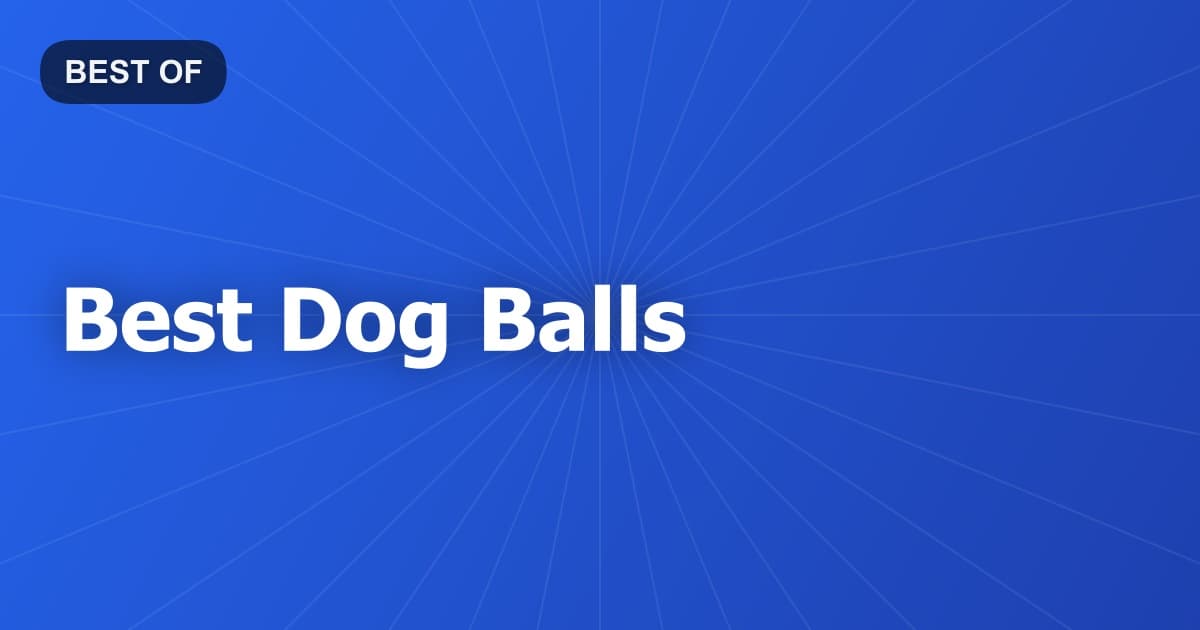 Best Dog Balls