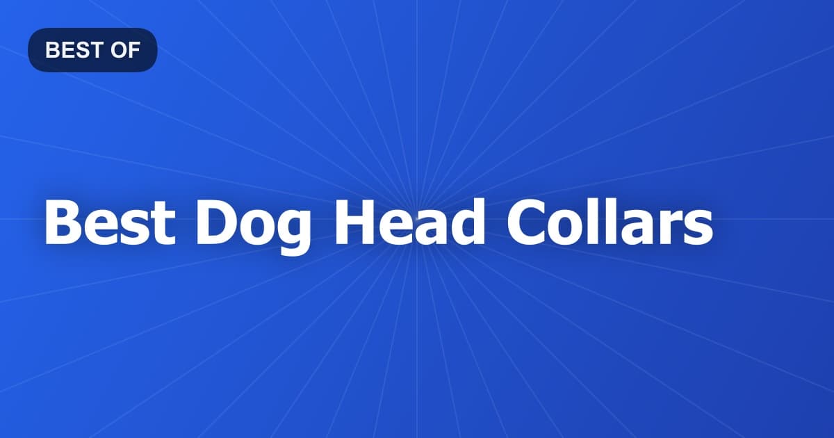 Best Dog Head Collars