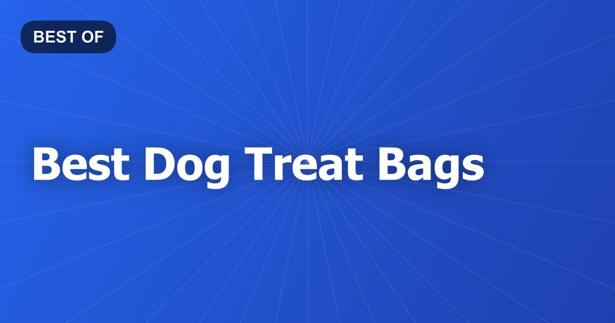 Best Dog Treat Bags