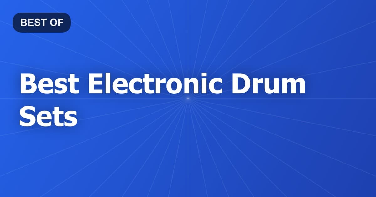 Best Electronic Drum Sets