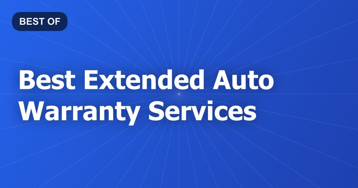 Best Extended Auto Warranty Services