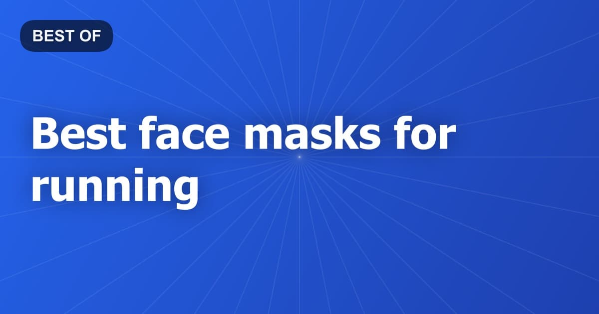 Best face masks for running