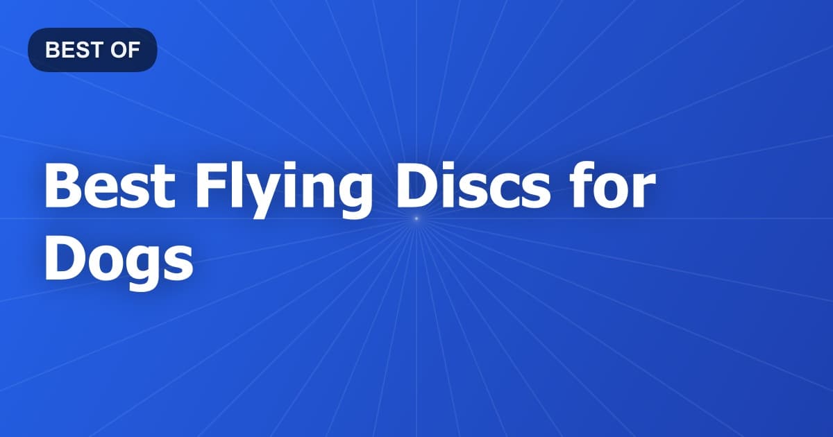 Best Flying Discs for Dogs