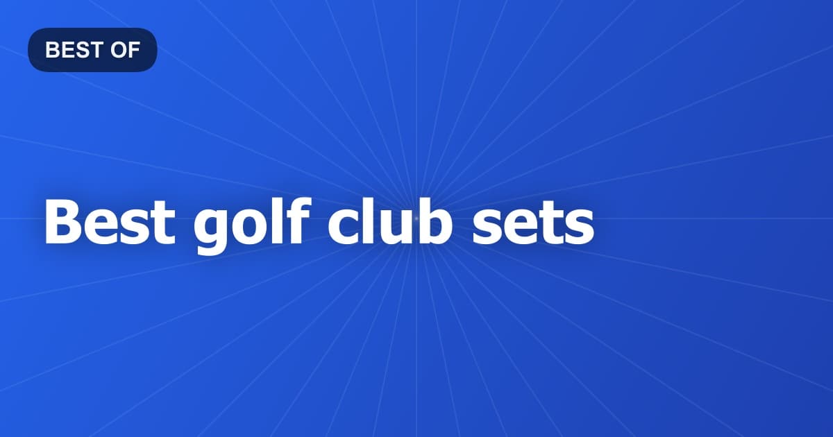 Best golf club sets