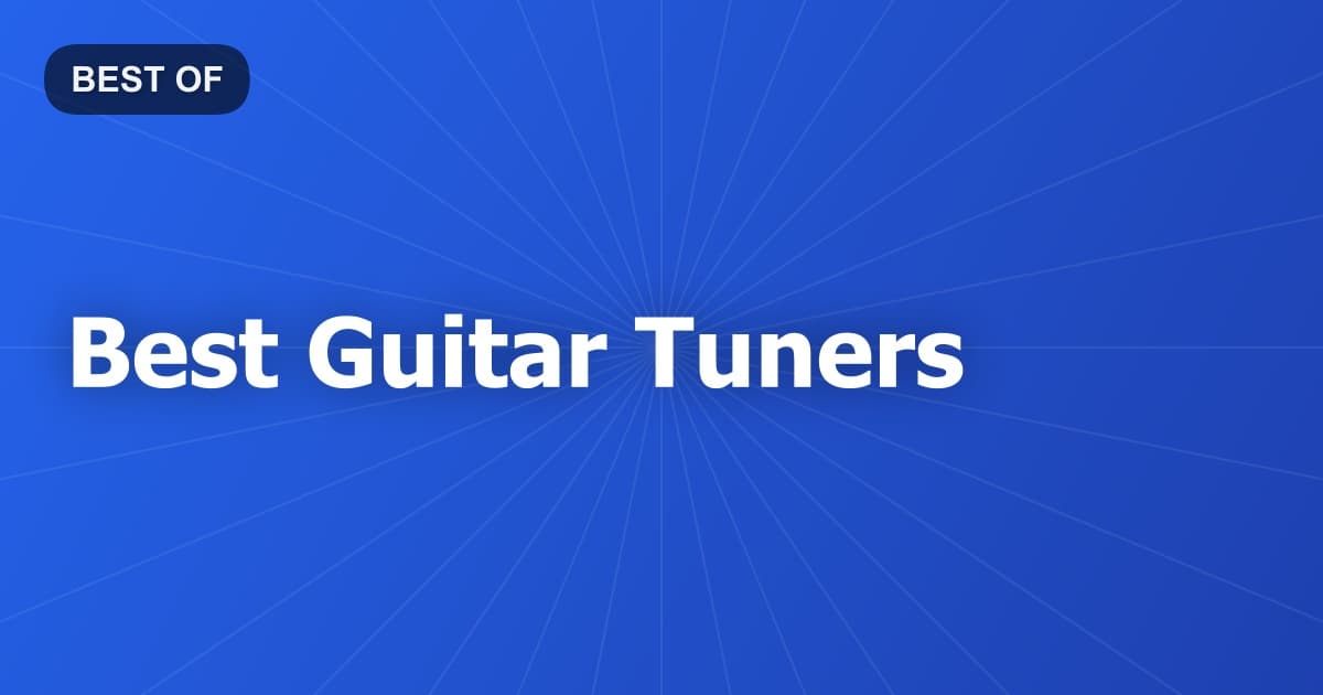 Best Guitar Tuners
