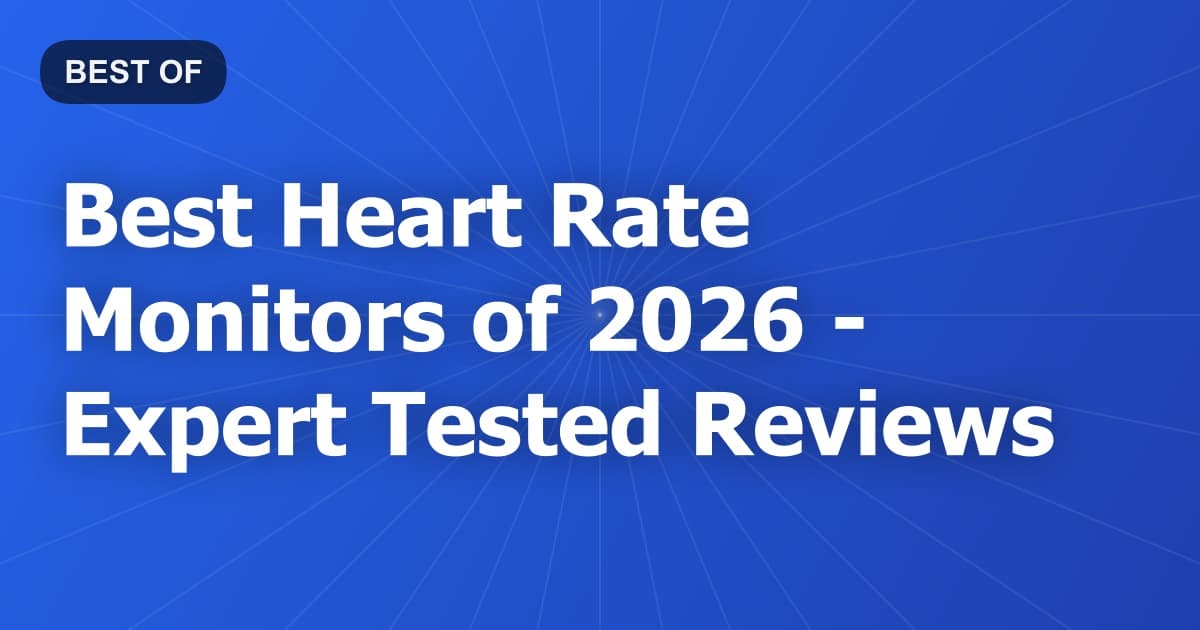 Best Heart Rate Monitors of 2026 - Expert Tested Reviews