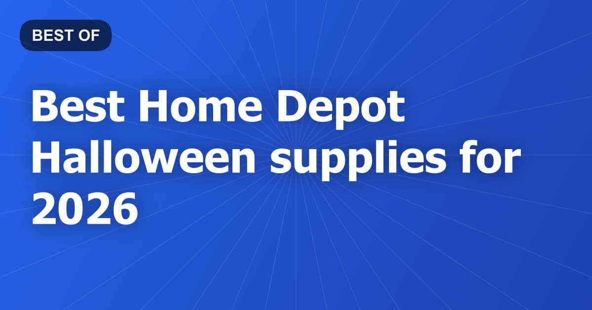 Best Home Depot Halloween supplies for 2026