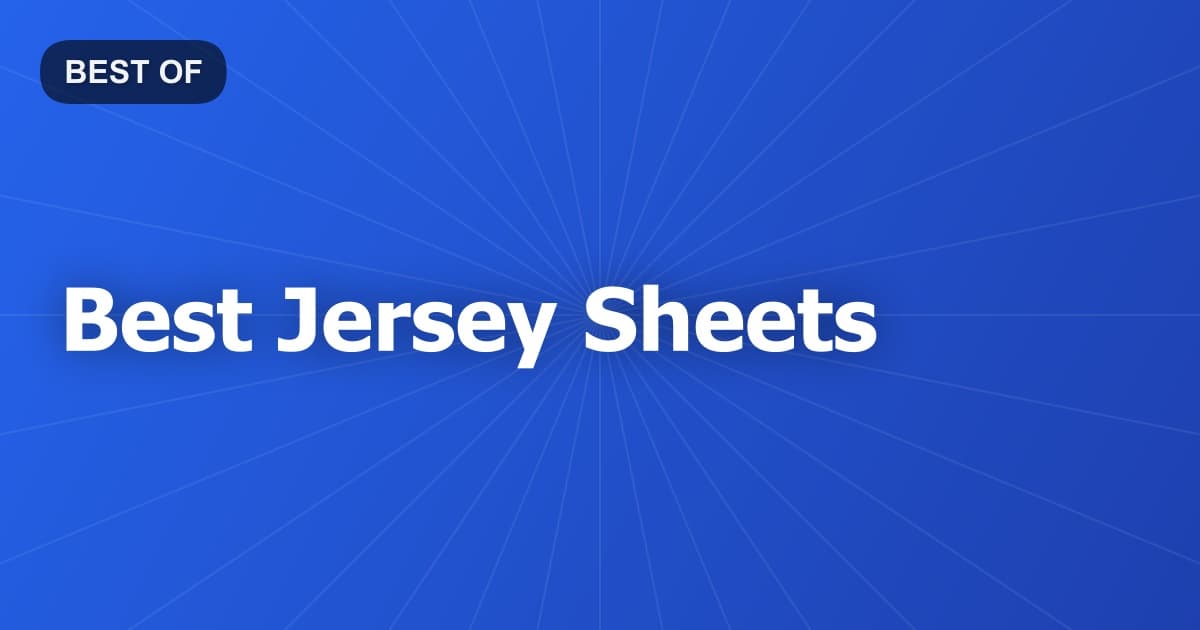 Best Jersey Sheets