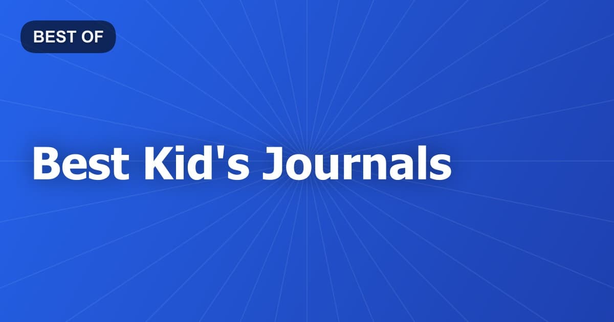 Best Kid's Journals