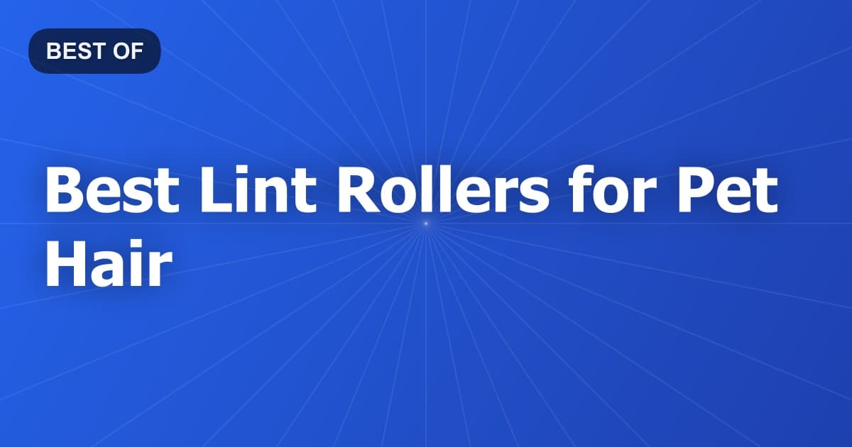Best Lint Rollers for Pet Hair