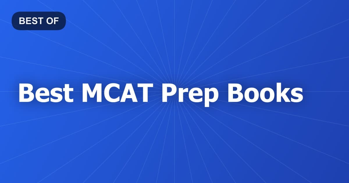 Best MCAT Prep Books