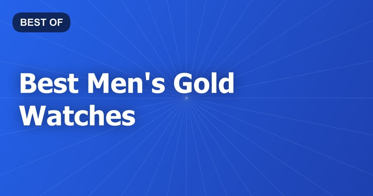 Best Men's Gold Watches